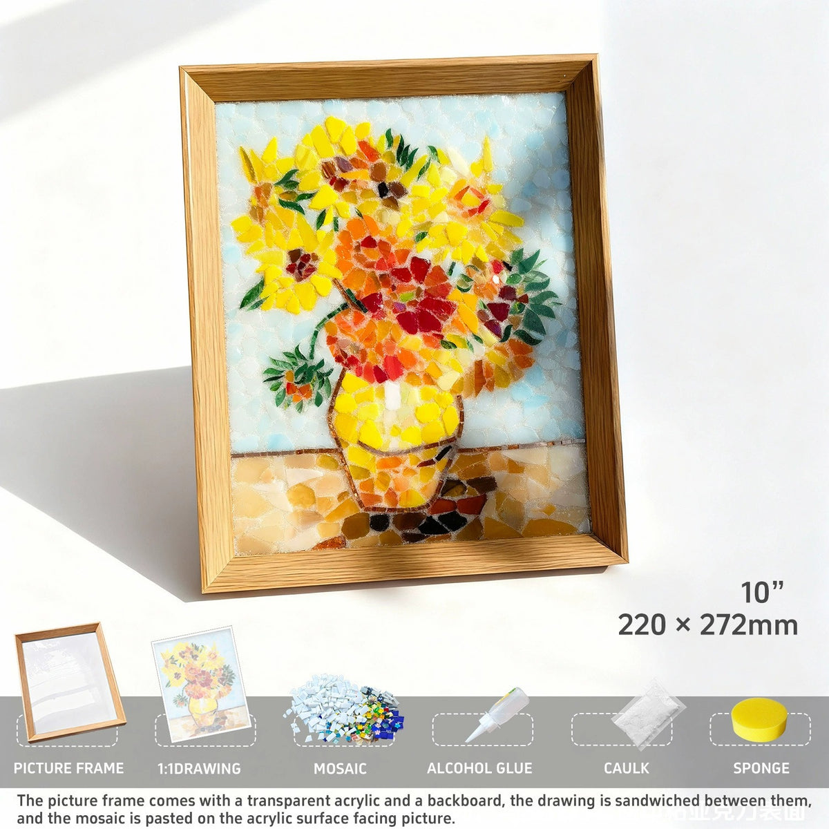 Mosaic Art Frame DIY Kit