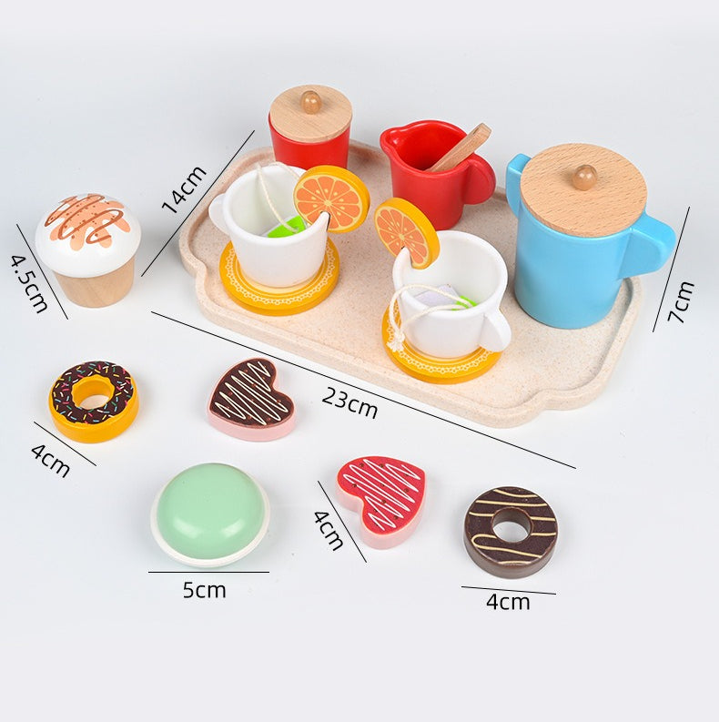 Wooden Afternoon Tea & Dessert Party Play Set