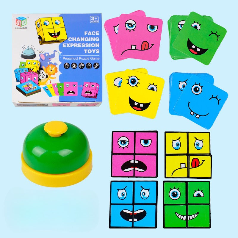 Face-Changing Expression Blocks Logic Puzzle Game – Fantastikurios