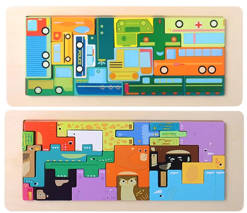 Wooden Themed Block Puzzle