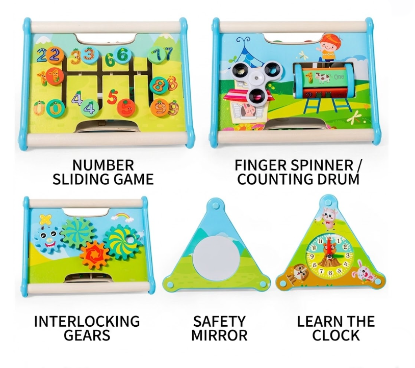 Wooden Multi-Activity Learning Box