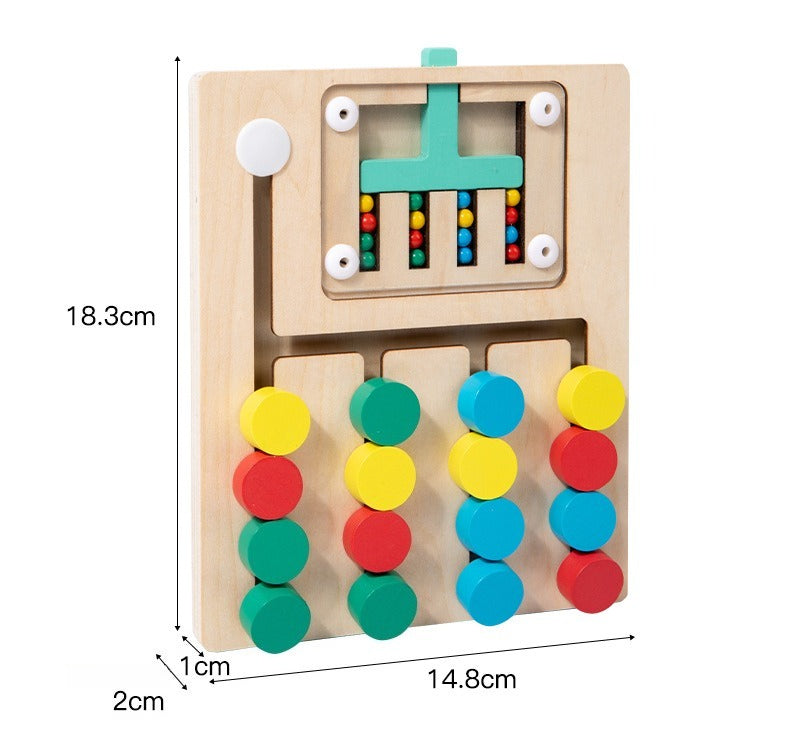 Wooden Color Logic Board Game
