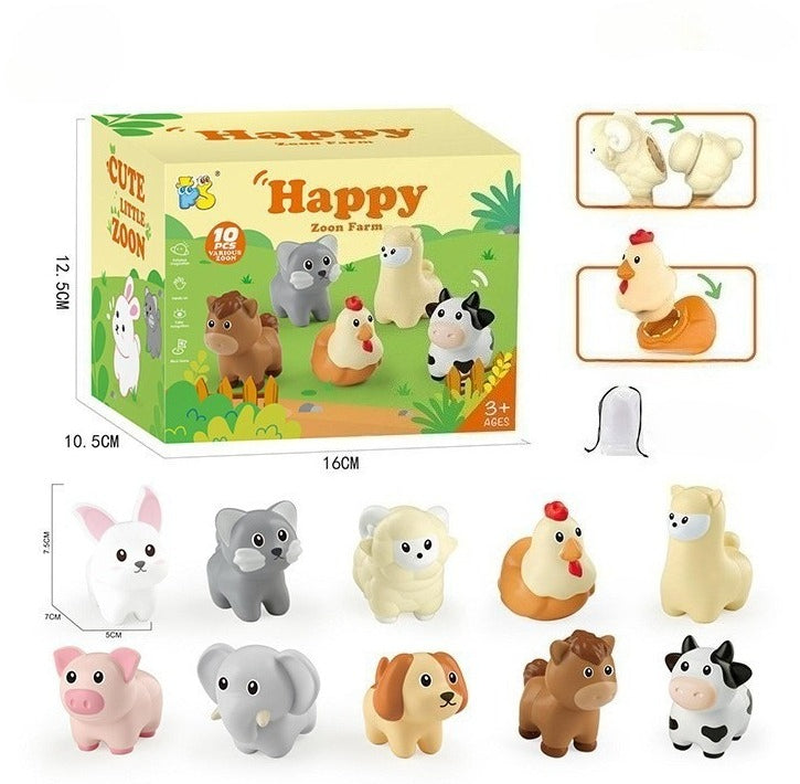 Animal and Dinosaur Shape Matching Toy Set