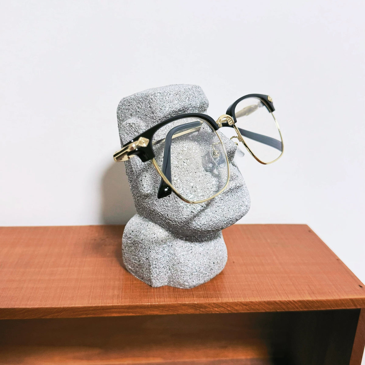 Moai Statue Desktop Eyeglasses Stand FantastiKurios
