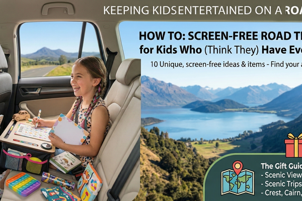 How to Keep Kids Entertained on a Road Trip Without Screens