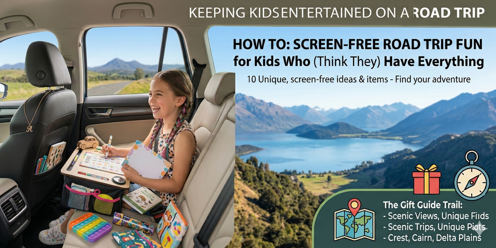 How to Keep Kids Entertained on a Road Trip Without Screens