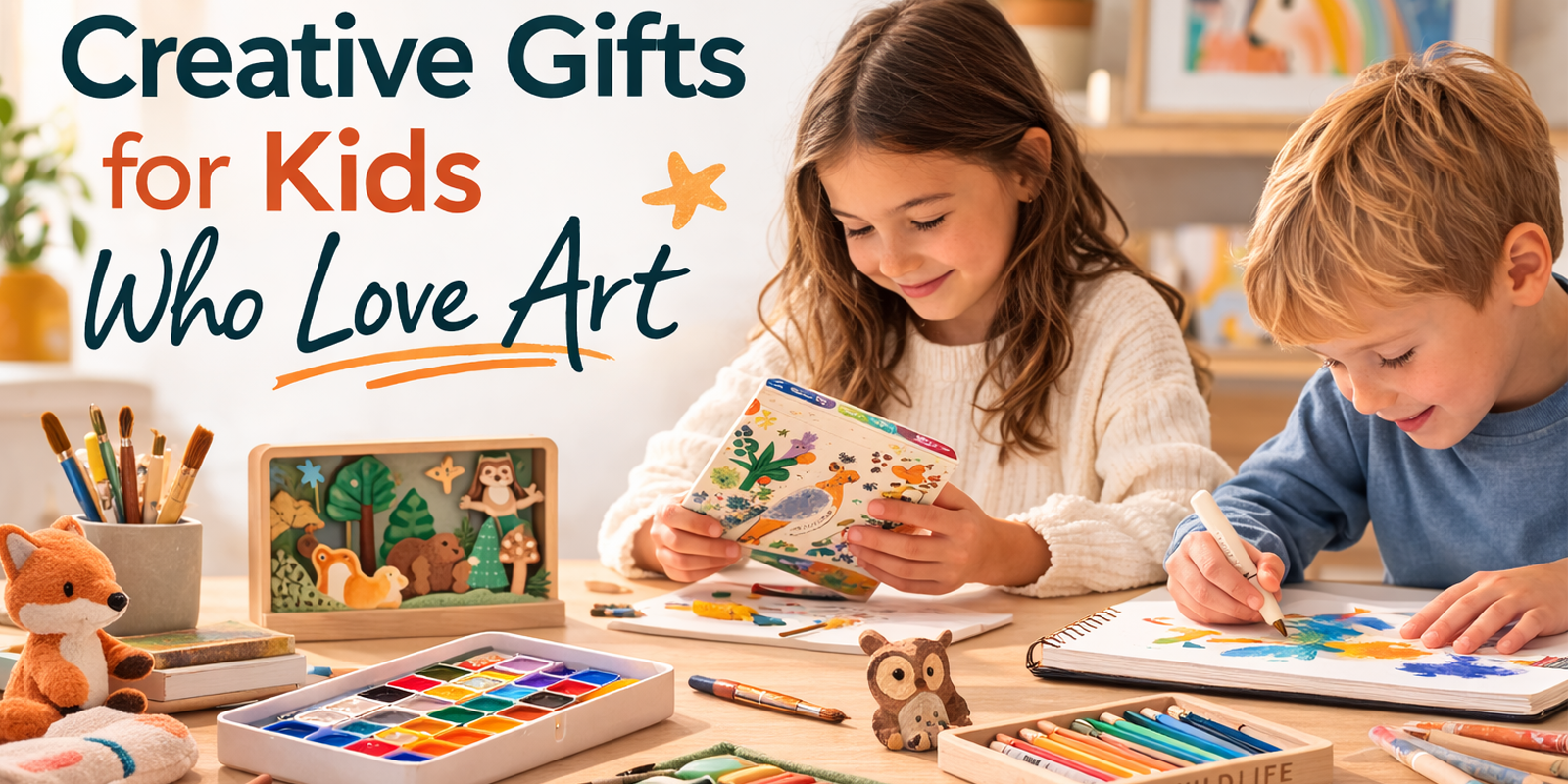 creative gifts for kids who love art
