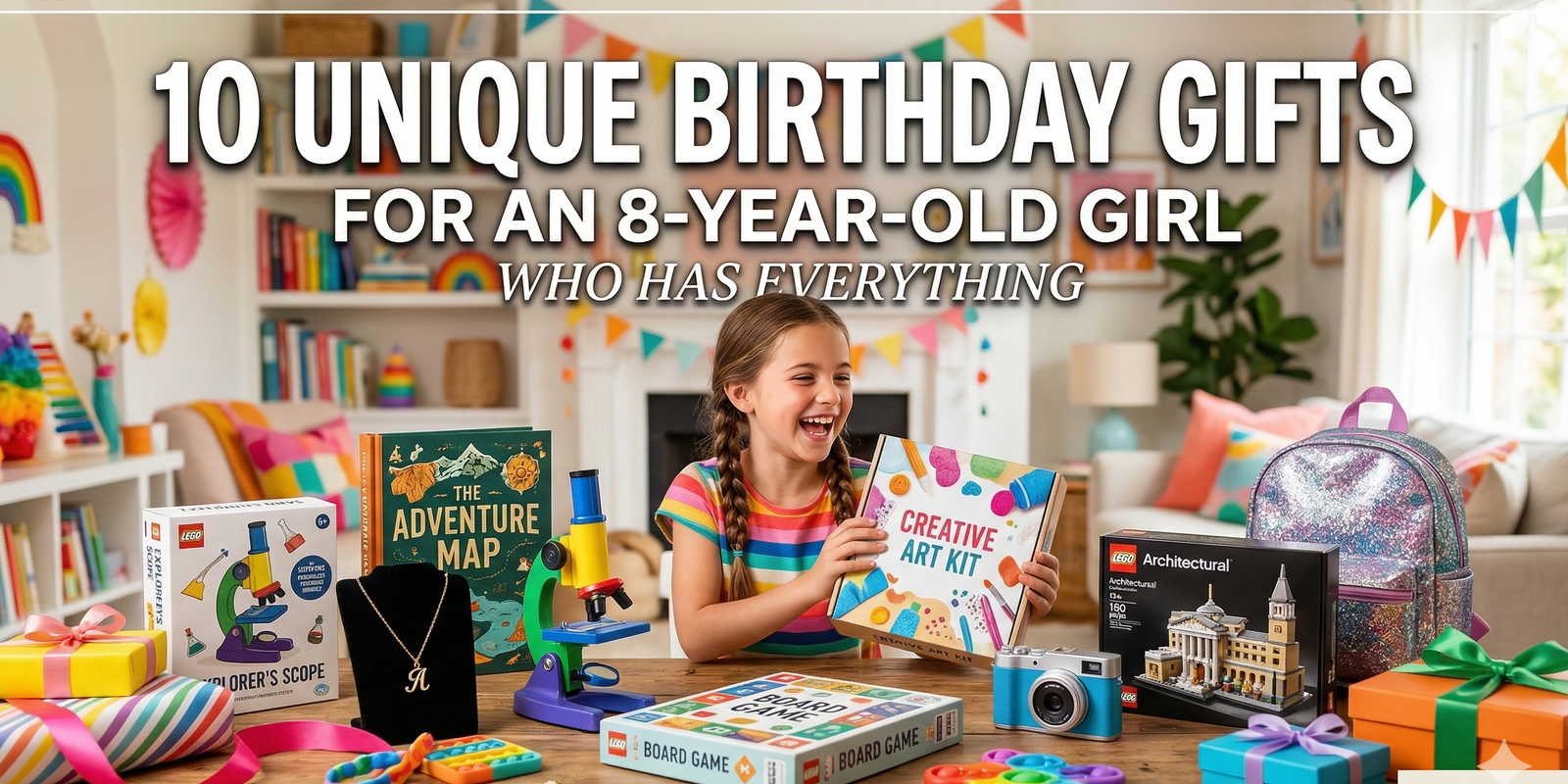 10 Unique Birthday Gifts for an 8-Year-Old Girl Who Has Everything