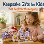 Thoughtful keepsake-style gift for a child in a warm indoor room