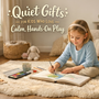 Child enjoying a calm hands-on gift in a quiet indoor space
