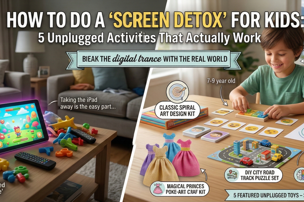 How to Do a "Screen Detox" for Kids: 5 Unplugged Activities That Actually Work