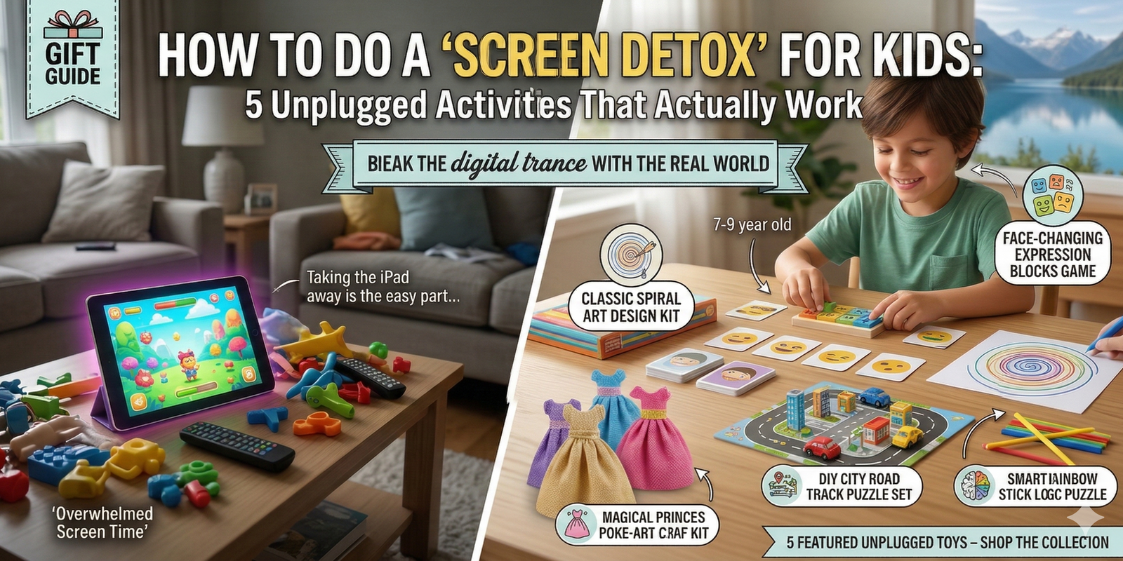 How to Do a "Screen Detox" for Kids: 5 Unplugged Activities That Actually Work