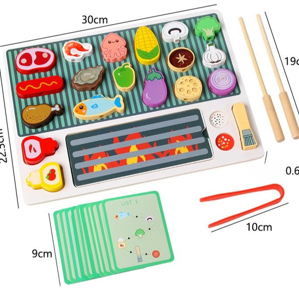 Little Chef Wooden Skewer & Creative Play Platter