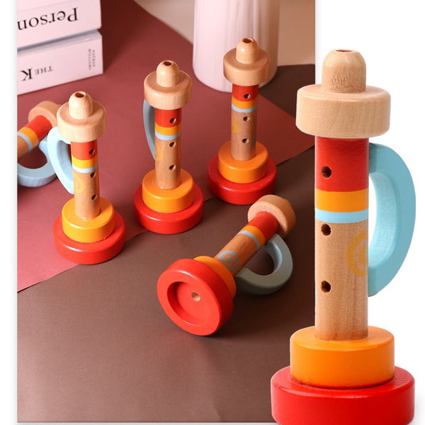 Wooden Mini Trumpet Musical Toy