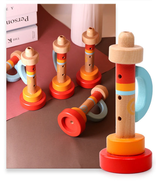 Wooden Mini Trumpet Musical Toy