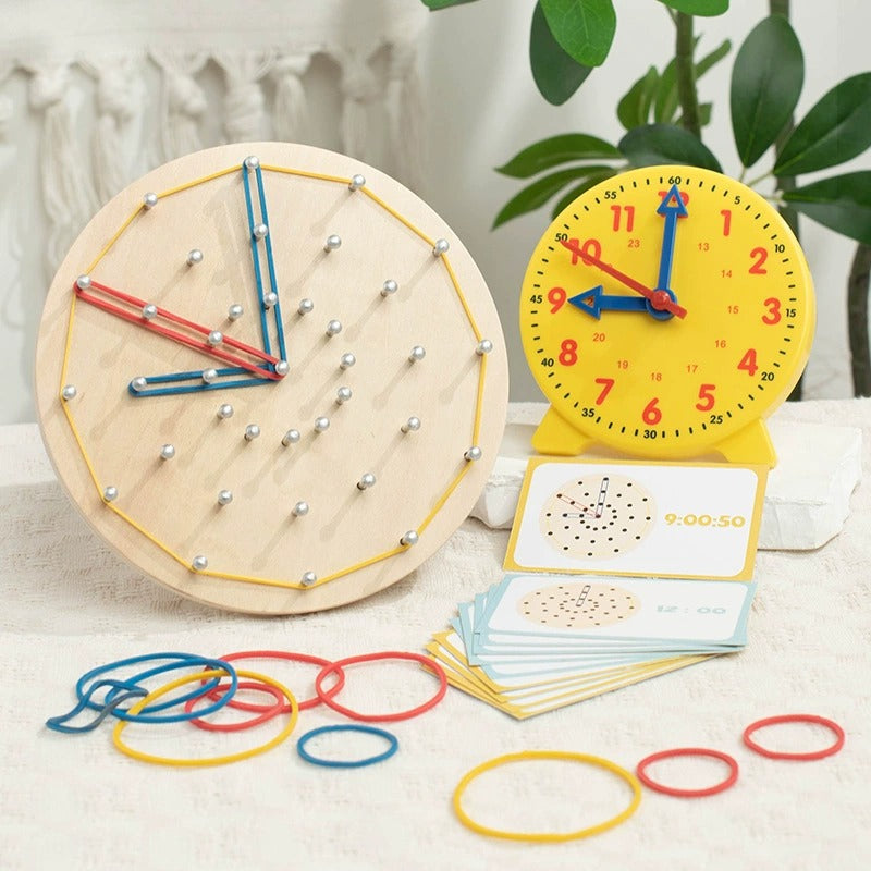 Geoboard Clock Learning Set