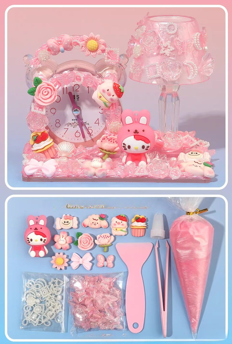 DIY Cream Glue Alarm Clock & Night Light Kit