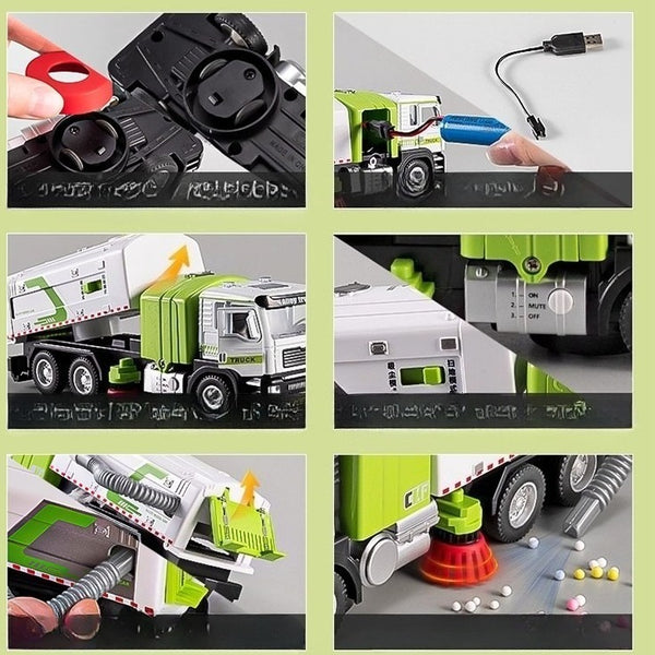 1/50 Scale Alloy Sweeper Truck with Vacuum Function