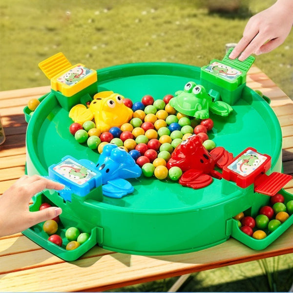 Hungry Frogs Eating Beans Desktop Game