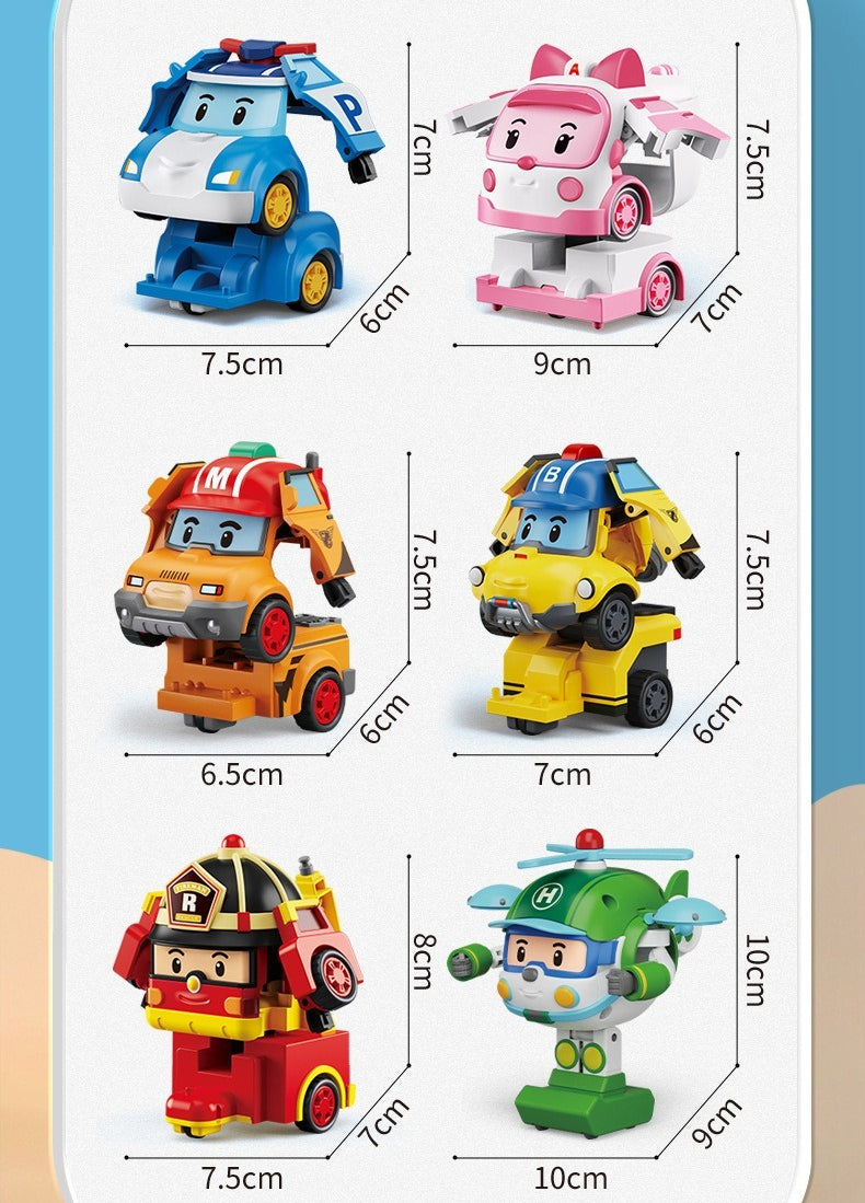 Robocar Poli Transforming Rescue Team 6-Piece Gift Set