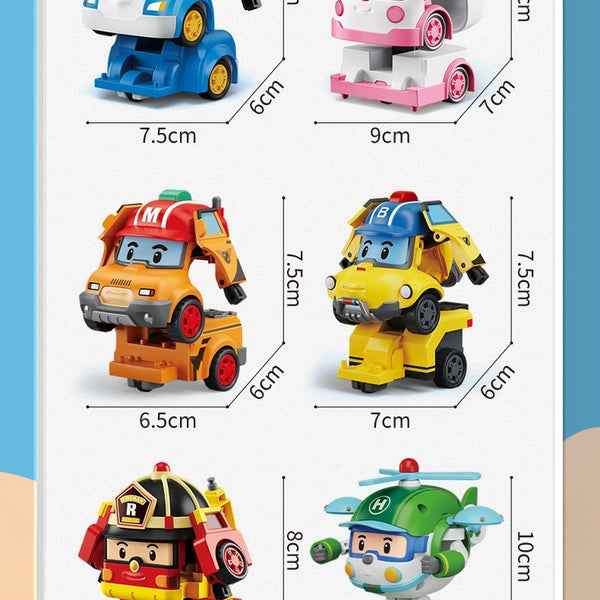 Robocar Poli Transforming Rescue Team 6-Piece Gift Set