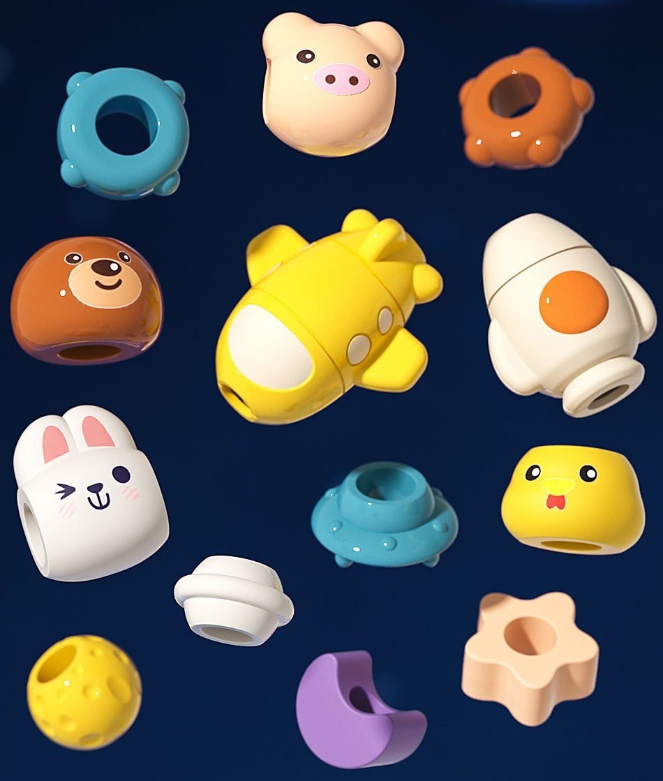 Infant & Toddler Rocket Bead Maze Activity Toy