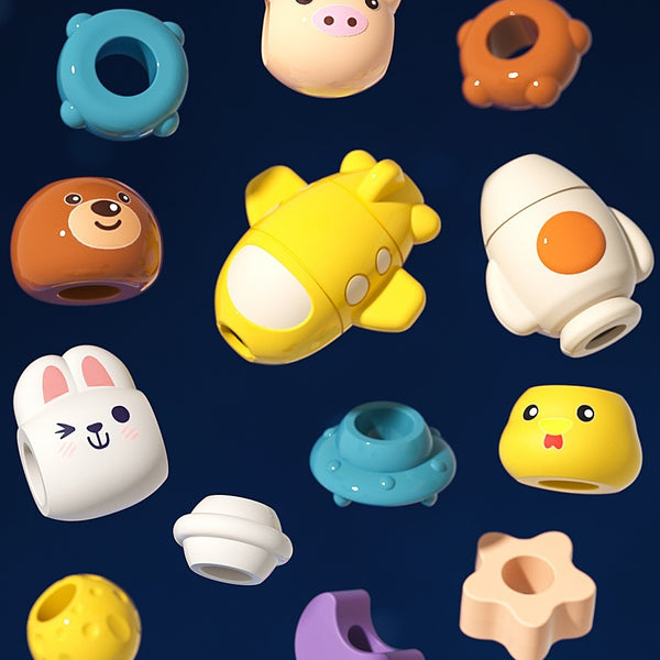 Infant & Toddler Rocket Bead Maze Activity Toy