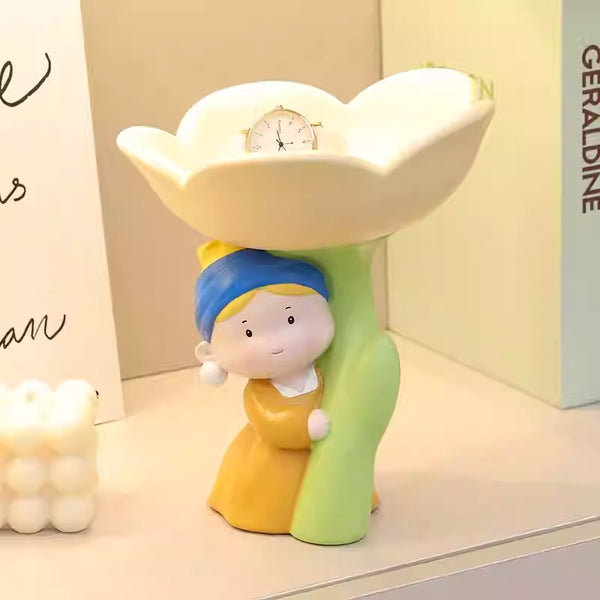 Girl with a Pearl Earring Figurine Key Tray
