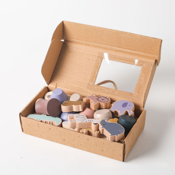 Wooden Animal Balance Stacking Toy