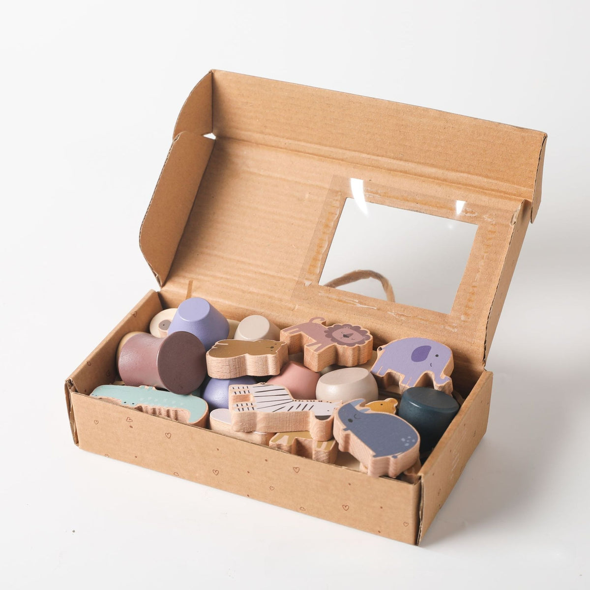 Wooden Animal Balance Stacking Toy