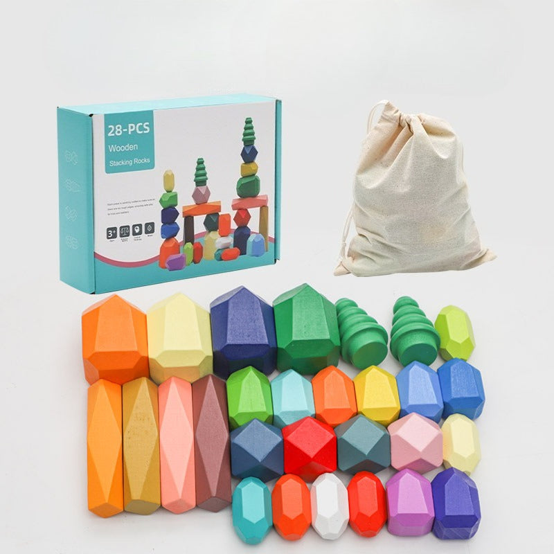Nordic Wooden Stacking Stones – The 'Zen' Balance Set Fantastik Curios