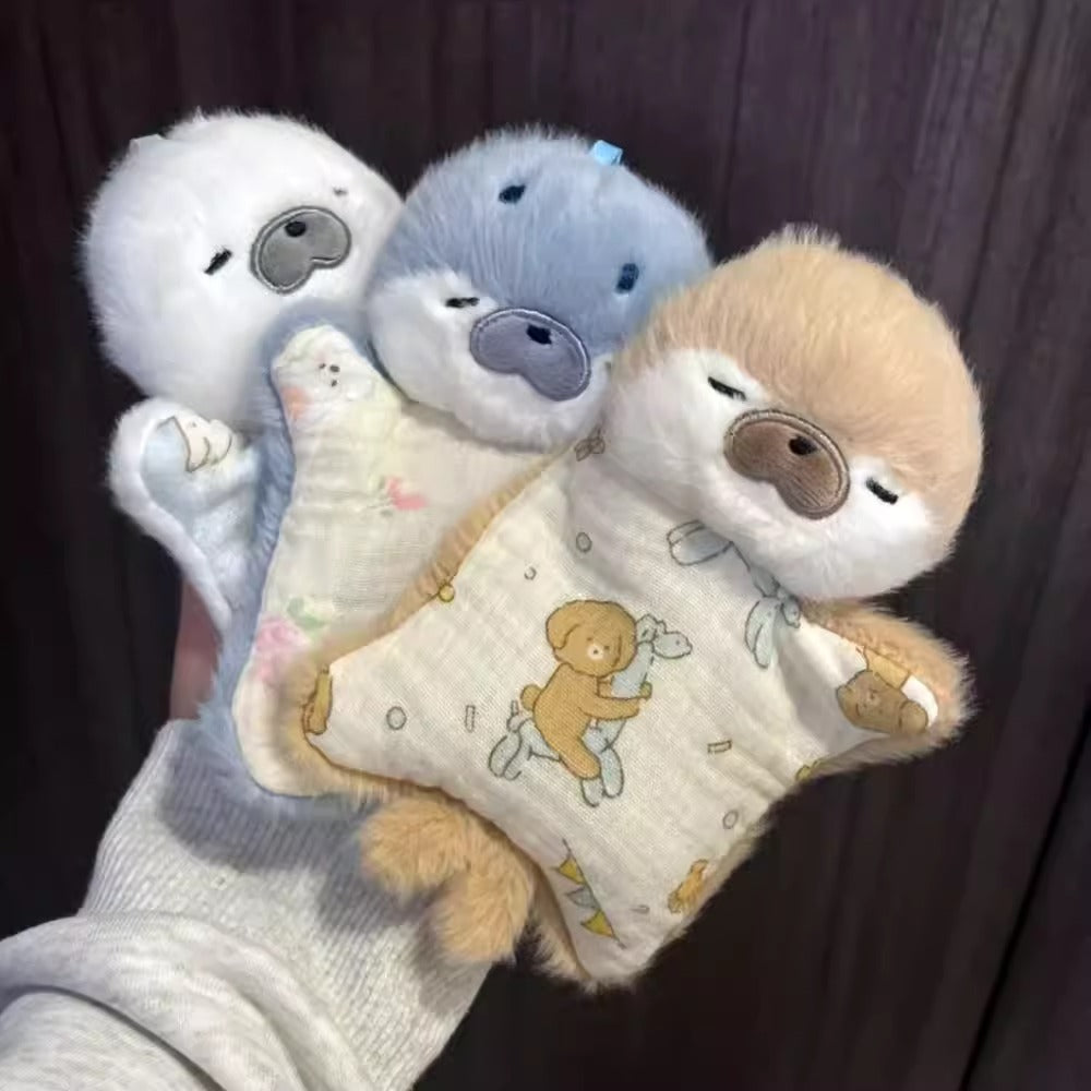 Small Weighted Seal Bean Bag Plush with Sound