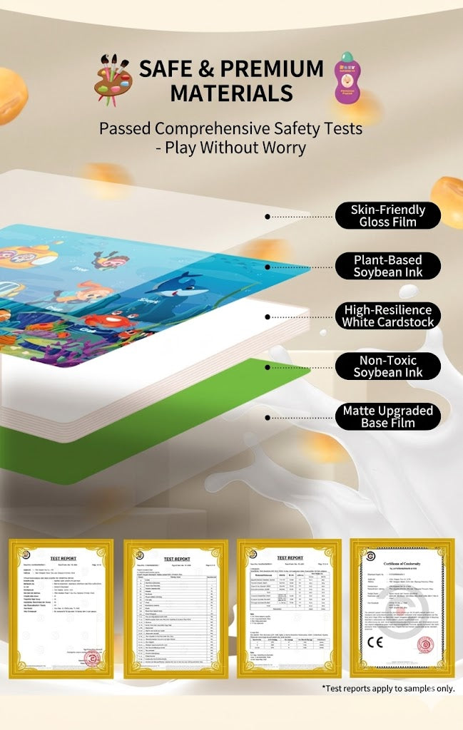 Kids' Shadow Match Puzzle Cards