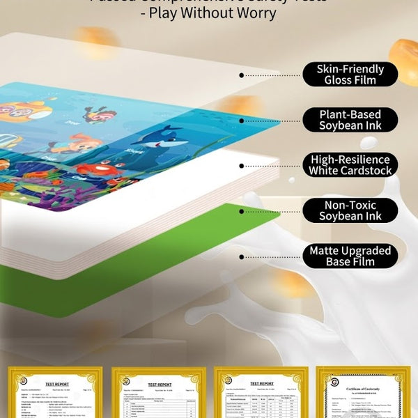 Kids' Shadow Match Puzzle Cards