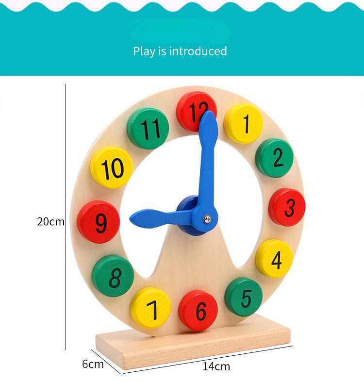 Wooden Teaching Clock – A Hands-On Way to Learn Time