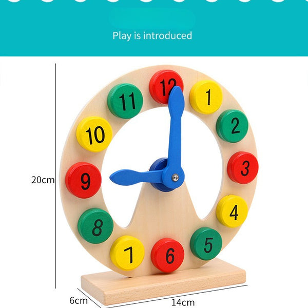 Wooden Teaching Clock – A Hands-On Way to Learn Time