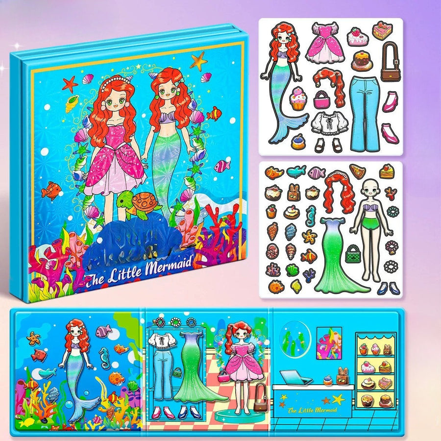 Magnetic Princess Dress-Up Quiet Book