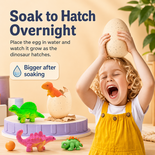 Surprise Hatching Dinosaur Egg Toy – Grows in Water