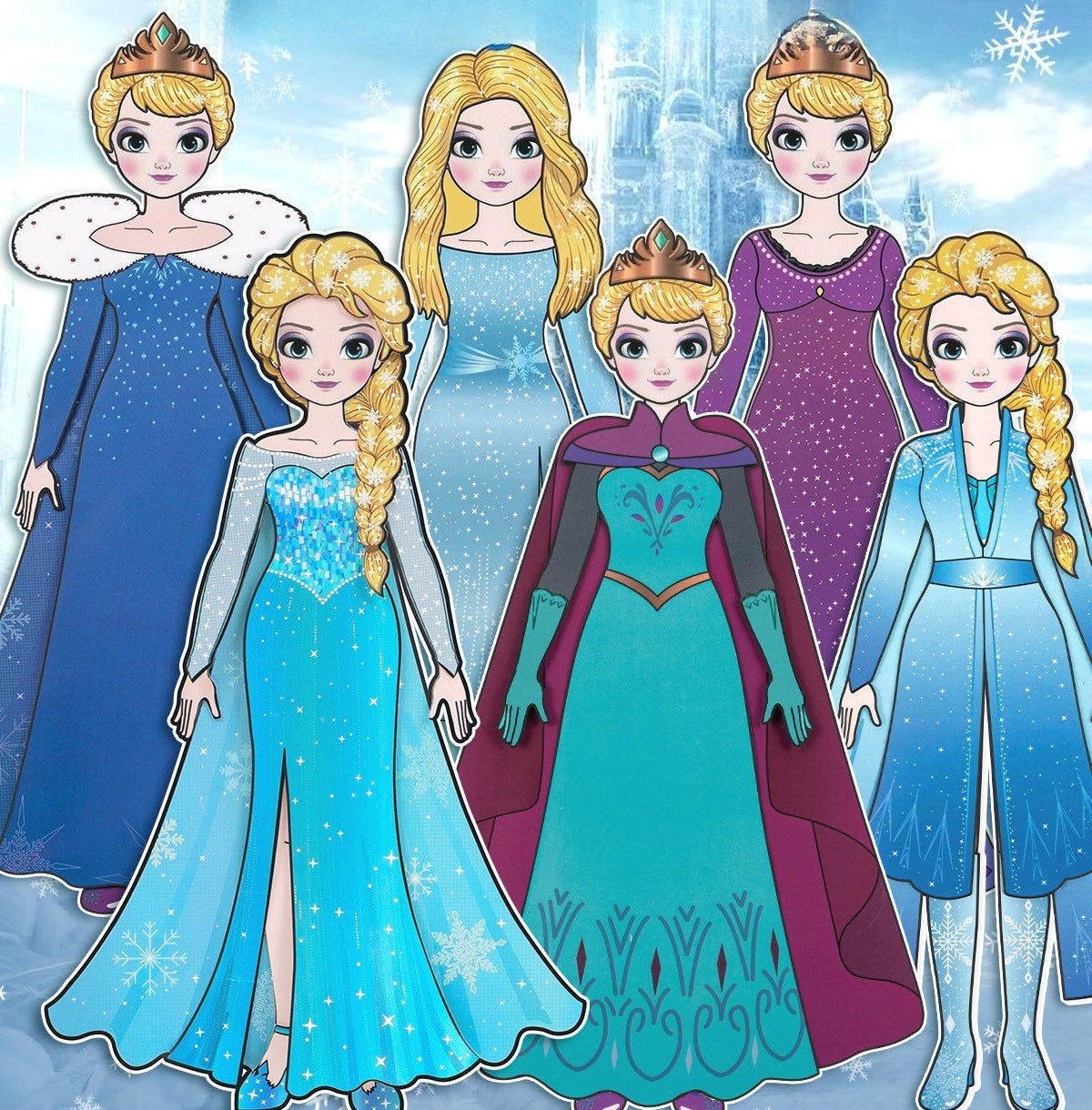 Magnetic Princess Dress-Up Quiet Book