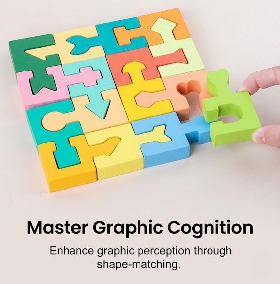 Geometric Shape Puzzle Blocks