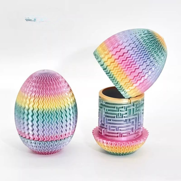 3D Printed Dragon Egg Maze Puzzle Box