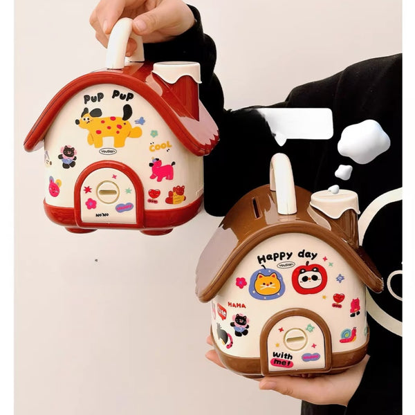 Whimsical Cottage Money Bank