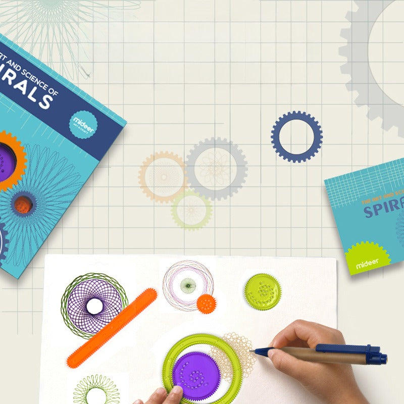 Classic Spiral Art Design Kit – Geometric Drawing Set