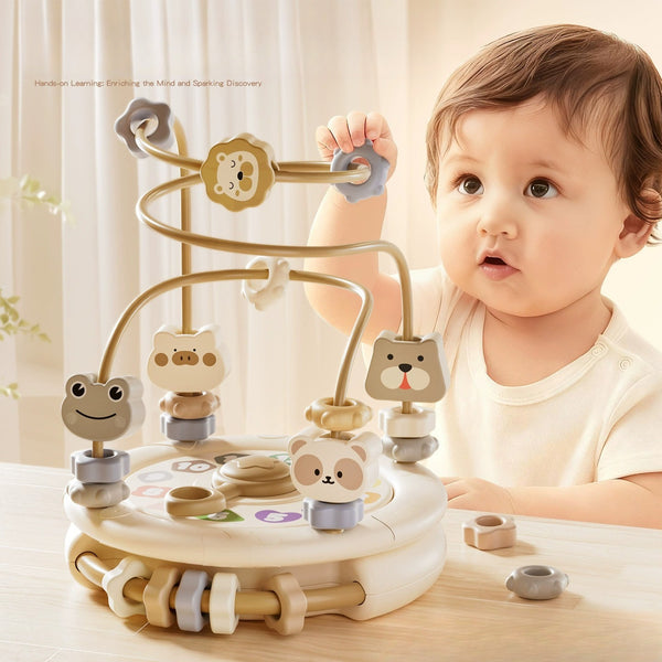 Toddler Multi-Activity Bead Maze and Learning Toy