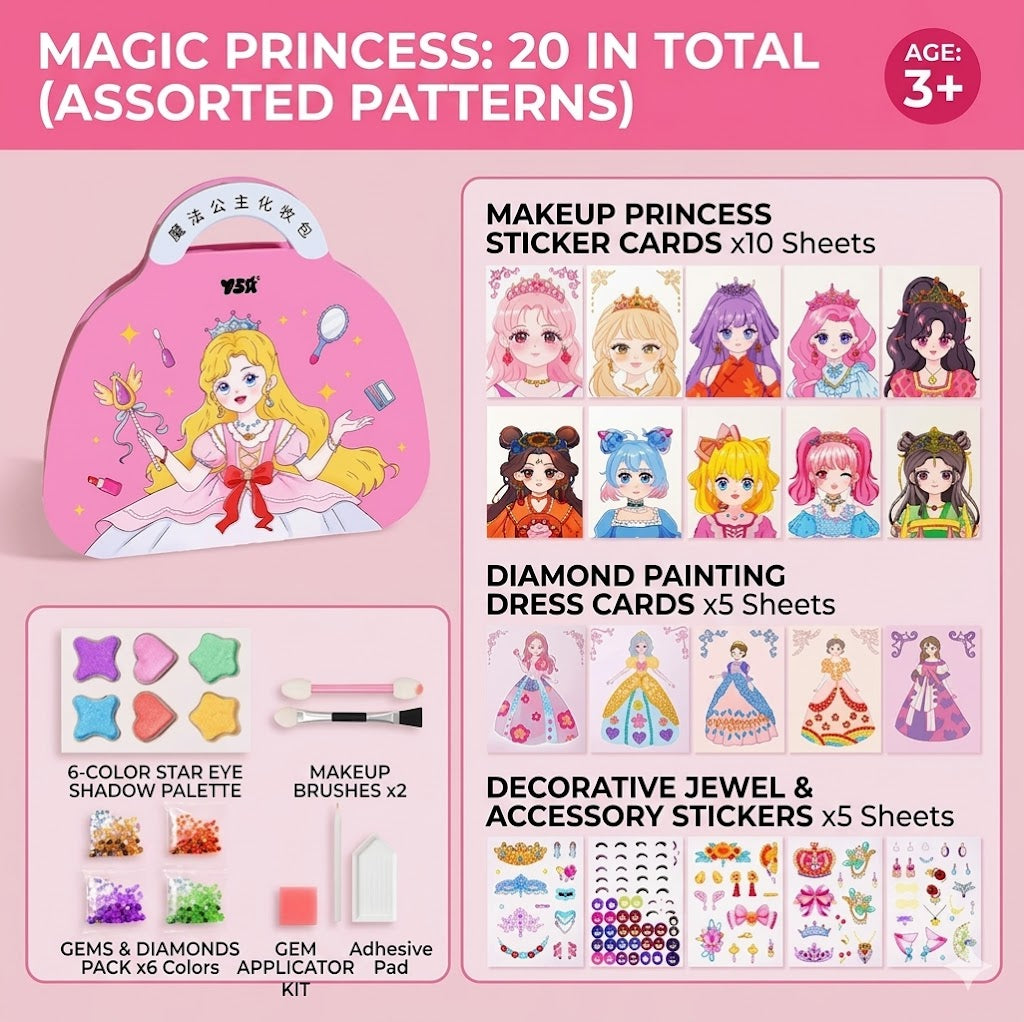 Magical Princess Makeup Sticker Activity Kit