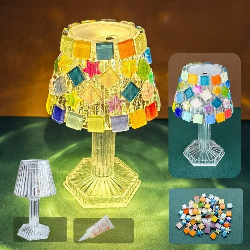 DIY Mosaic LED Lamp Craft Kit