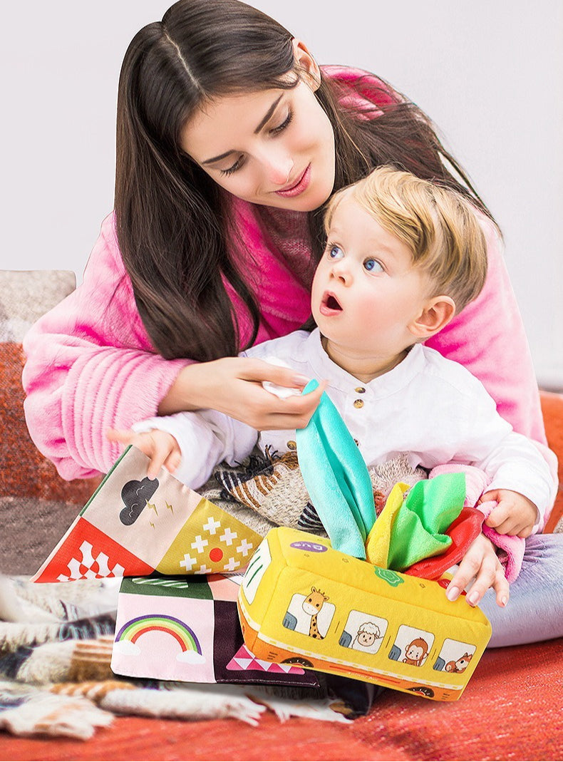 Baby Soft Fabric Pulling Toy Box