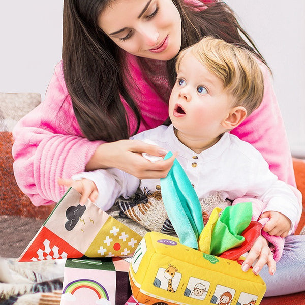 Baby Soft Fabric Pulling Toy Box