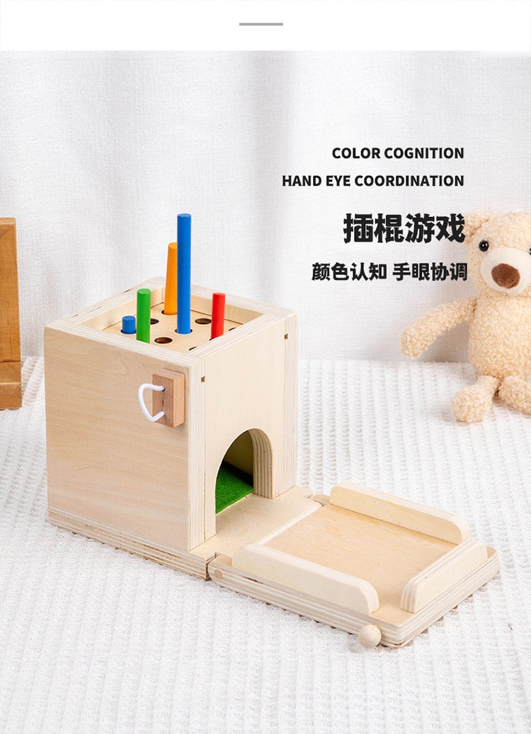Wooden 4-in-1 Montessori Learning Box