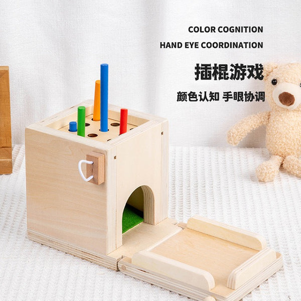 Wooden 4-in-1 Montessori Learning Box